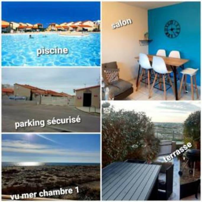 Maison Face A La Mer Sur Le Sable Le Barcarès Eksteriør bilde